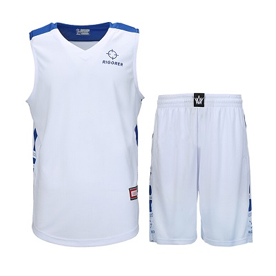 準者RIGORER 籃球服套裝 藍球比賽運動球衣Z118210195